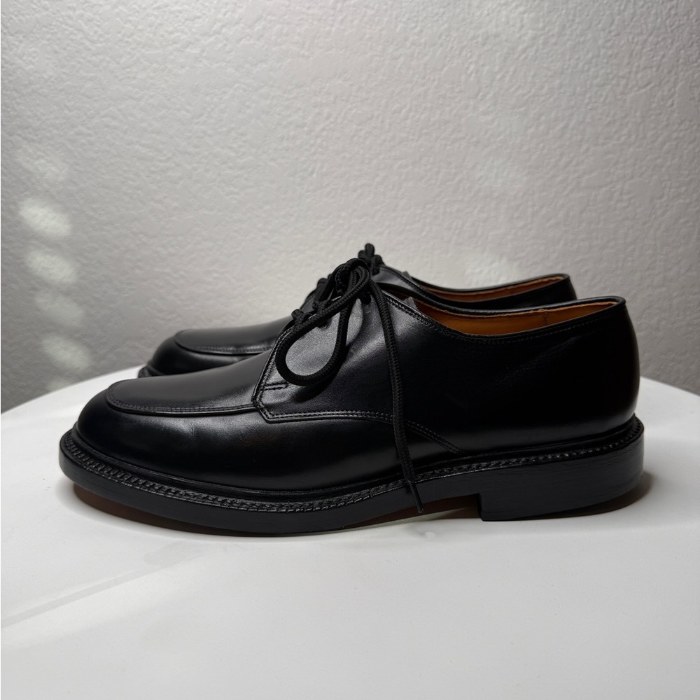 Allen Edmonds Brentwood Black Leather Oxford Moc Toe Dress Shoes Size 9